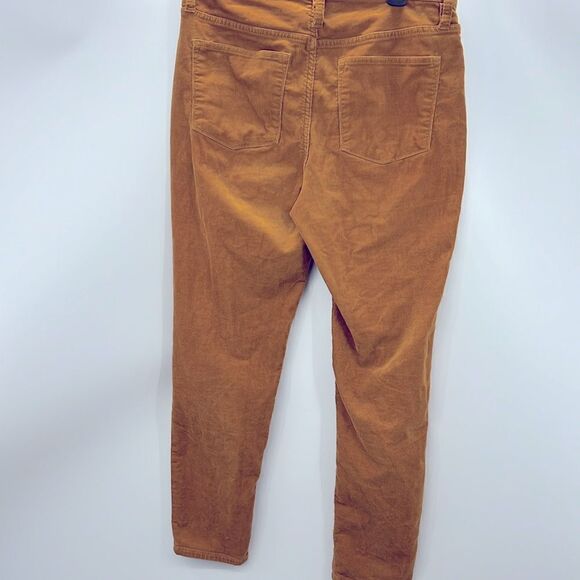 J Crew High rise skinny mustard corduroy button fly pants 29 - Picture 4 of 4